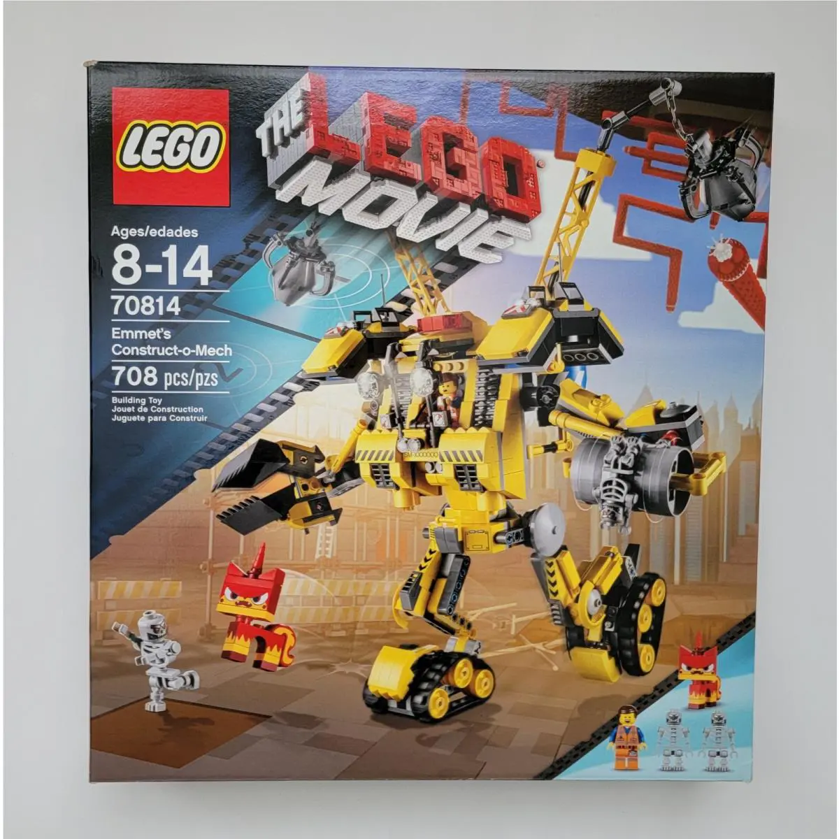 Lego 70814 The Lego Movie: Emmet`s Construct-o-mech Box