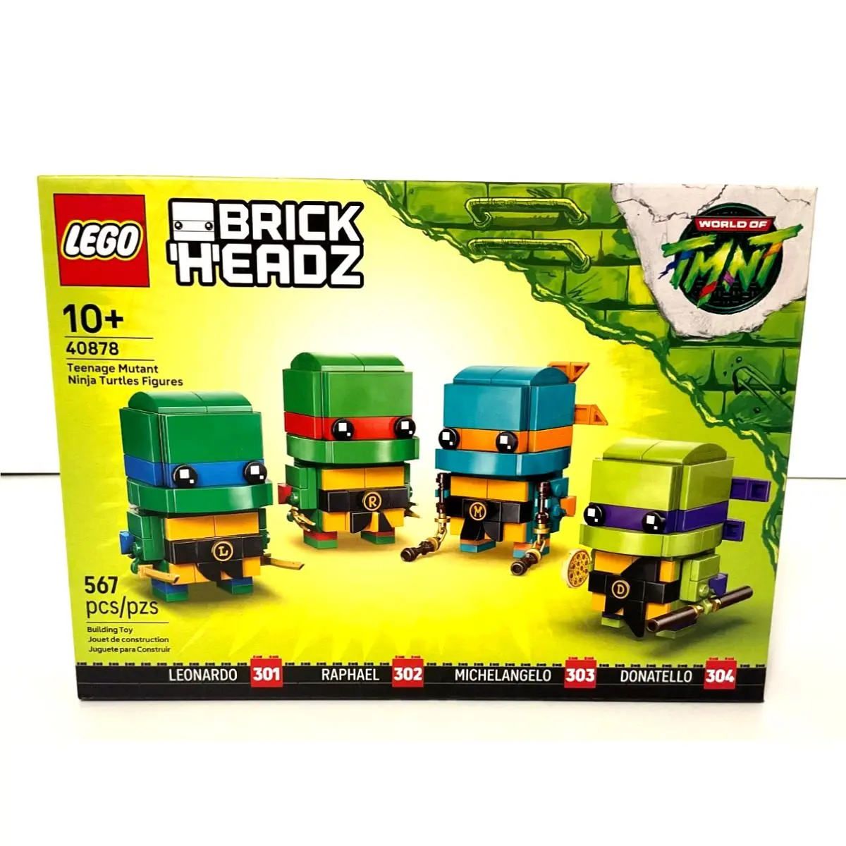 Lego Brickheadz Tmnt 40878 Teenage Mutant Ninja Turtles