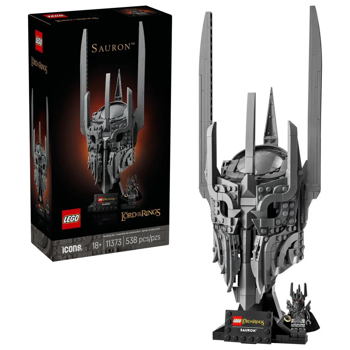 Lego Icons The Lord of The Rings: Sauron`s Helmet Set