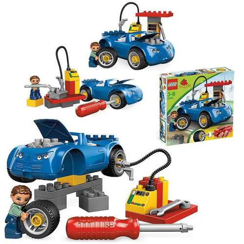 Lego Duplo 5640 Gas Station 24 Pieces Set Hard To Find