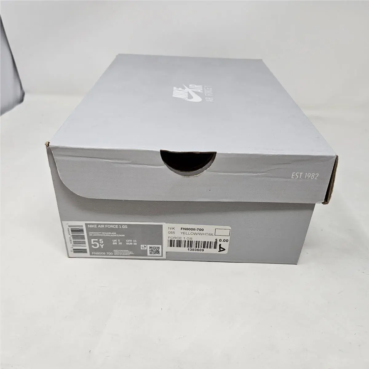 Nike shoes - Nike Air Force 1 - Air Force - FN8008-700 - University Gold/Malachite/Black (UPC: 196609228003) 5