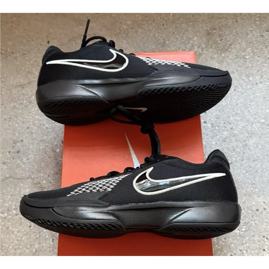 Nike Air Zoom GT Cut Academy Black/white Basketball Sneakers Size 7.5 Men`s