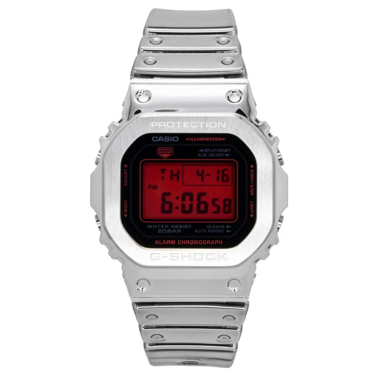 G-shock Fine Metallic Silicone Strap Quartz GM-5600YRA-8 200M Mens Watch by Casio