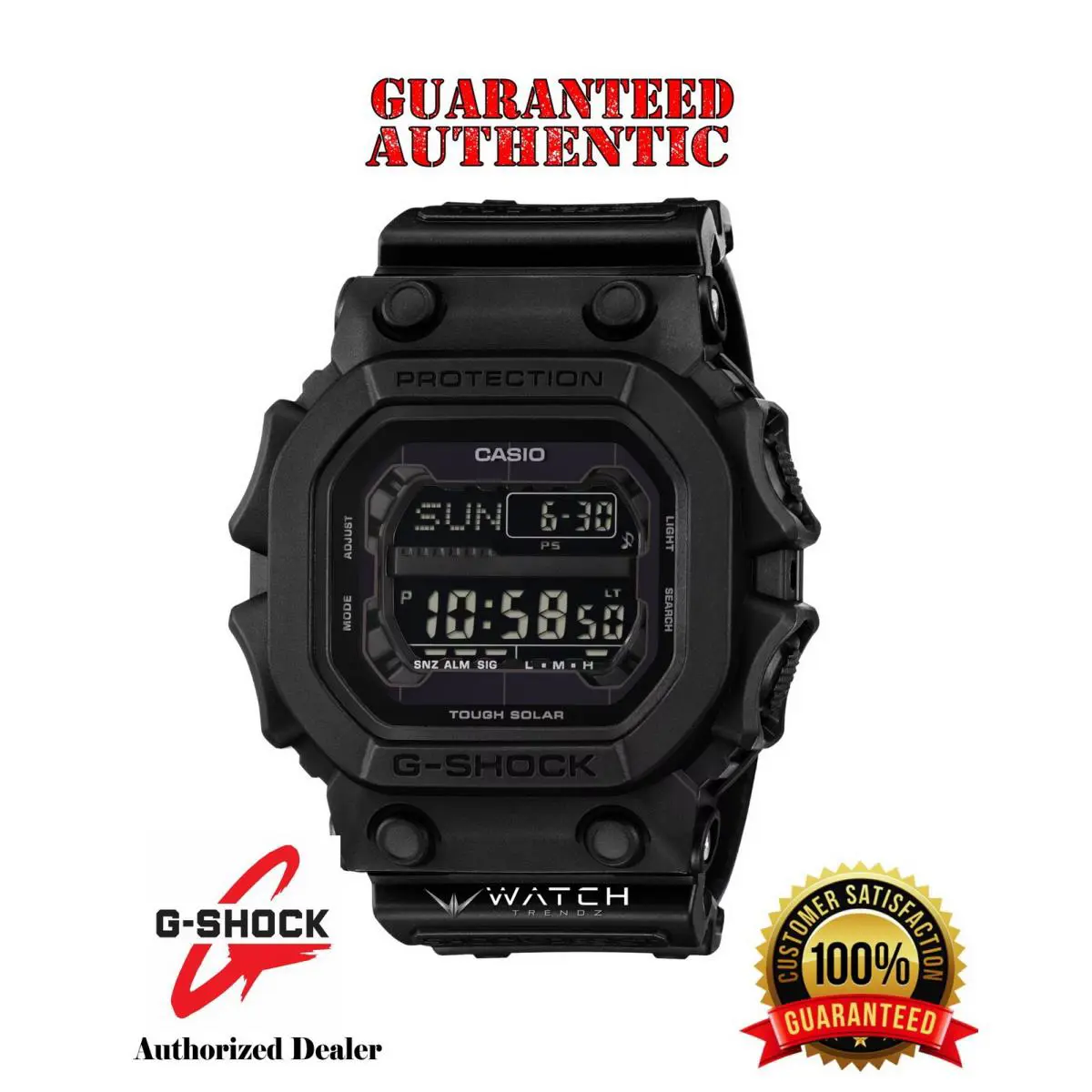G-shock Gxw GX-56 Series Black Resin Watch GX56UBB-1 by Casio