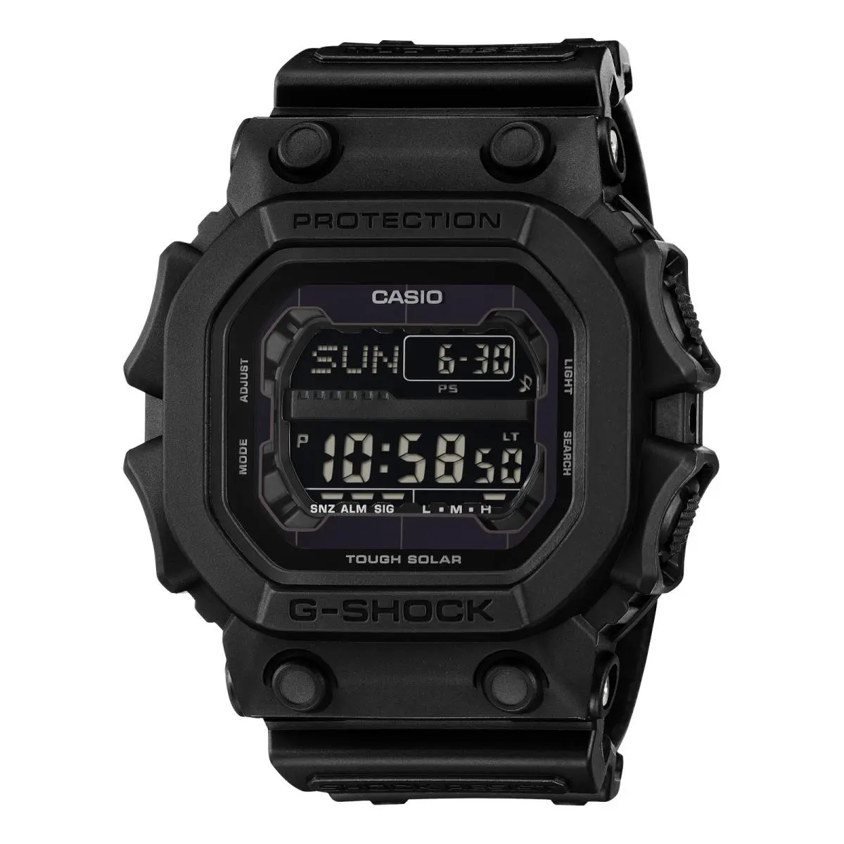 G-shock Gxw GX-56 Series Unisex Monotone Black Led Digital GX56UBB-1 Watch by Casio