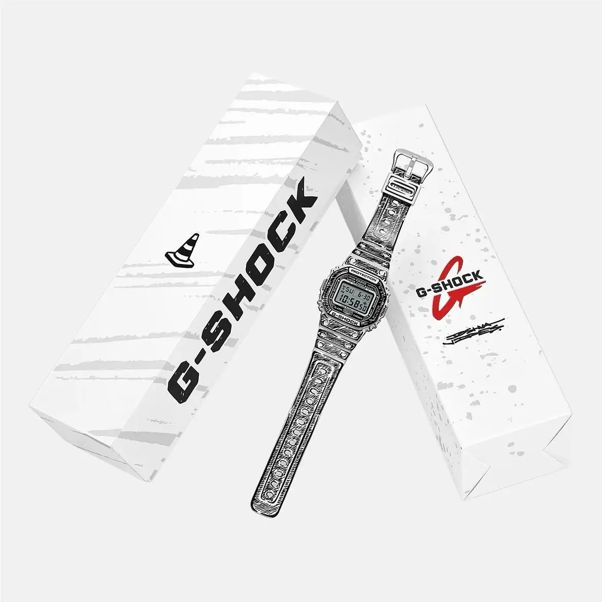 G-shock Digital 5600 Series Watch DW5600JV-7 by Casio