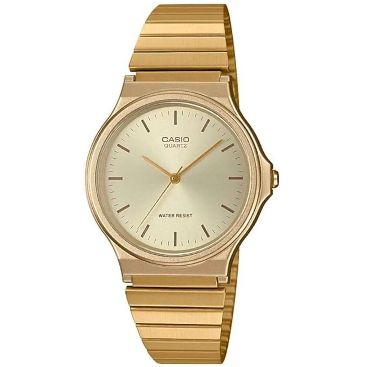 Casio Men`s Watch Quartz Yellow Gold Stainless Steel Bracelet MQ-24G-9ECF