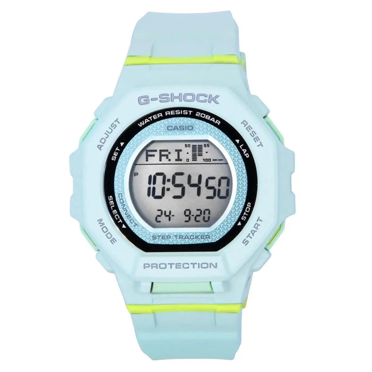 G-shock Pale Green Dial Quartz Sports 200M GMD-B300-3 Women`s Ladies Watch by Casio