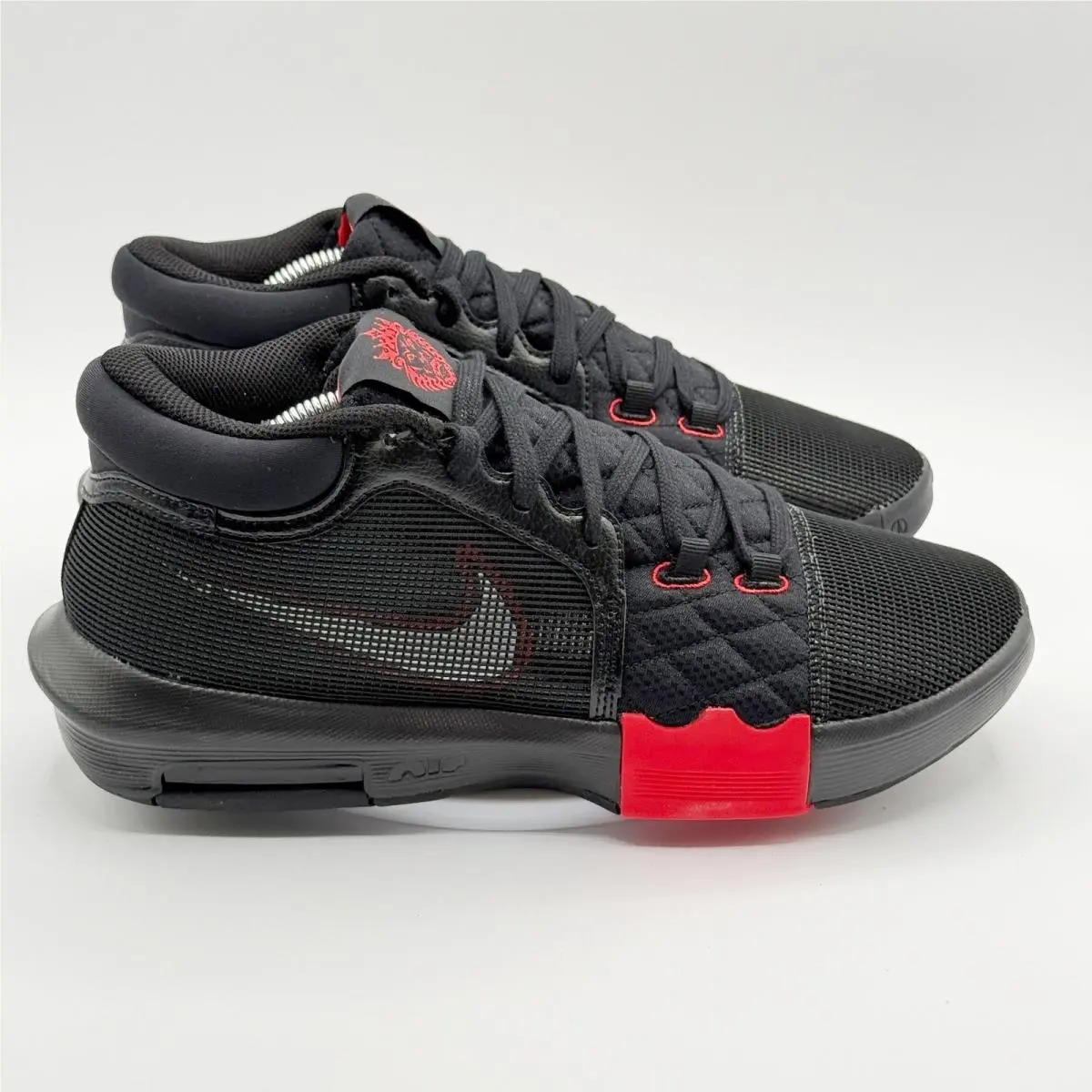 Nike Lebron Witness Viii `black University Red` / Size 10 Mens / FB2239-005 - Black