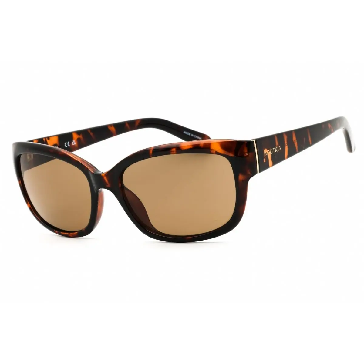 Nautica N2223S 206 Dark Tortoise/brown 55-16-140 Sunglasses