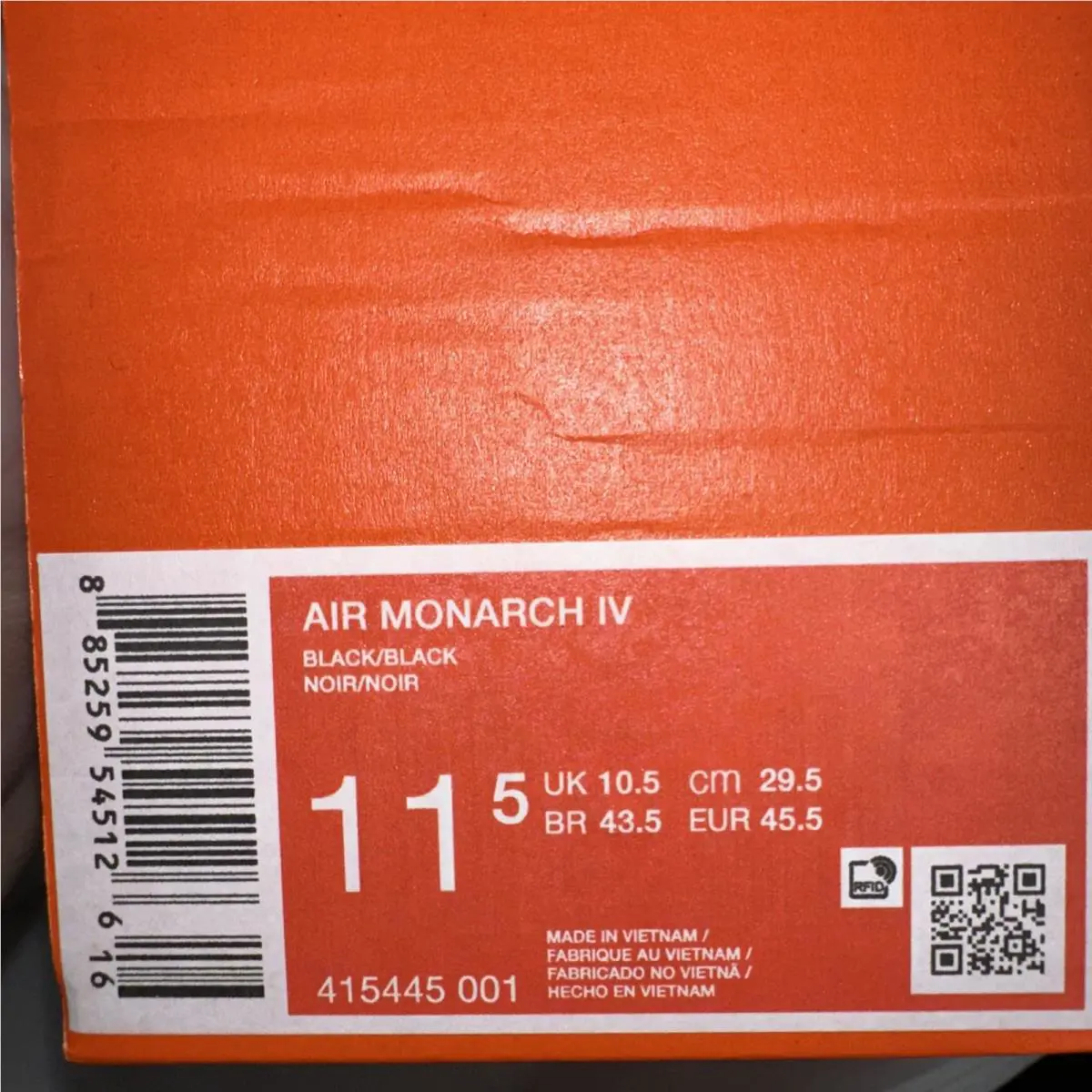 Nike shoes - Nike Air Monarch IV - Air Monarch - Black 4