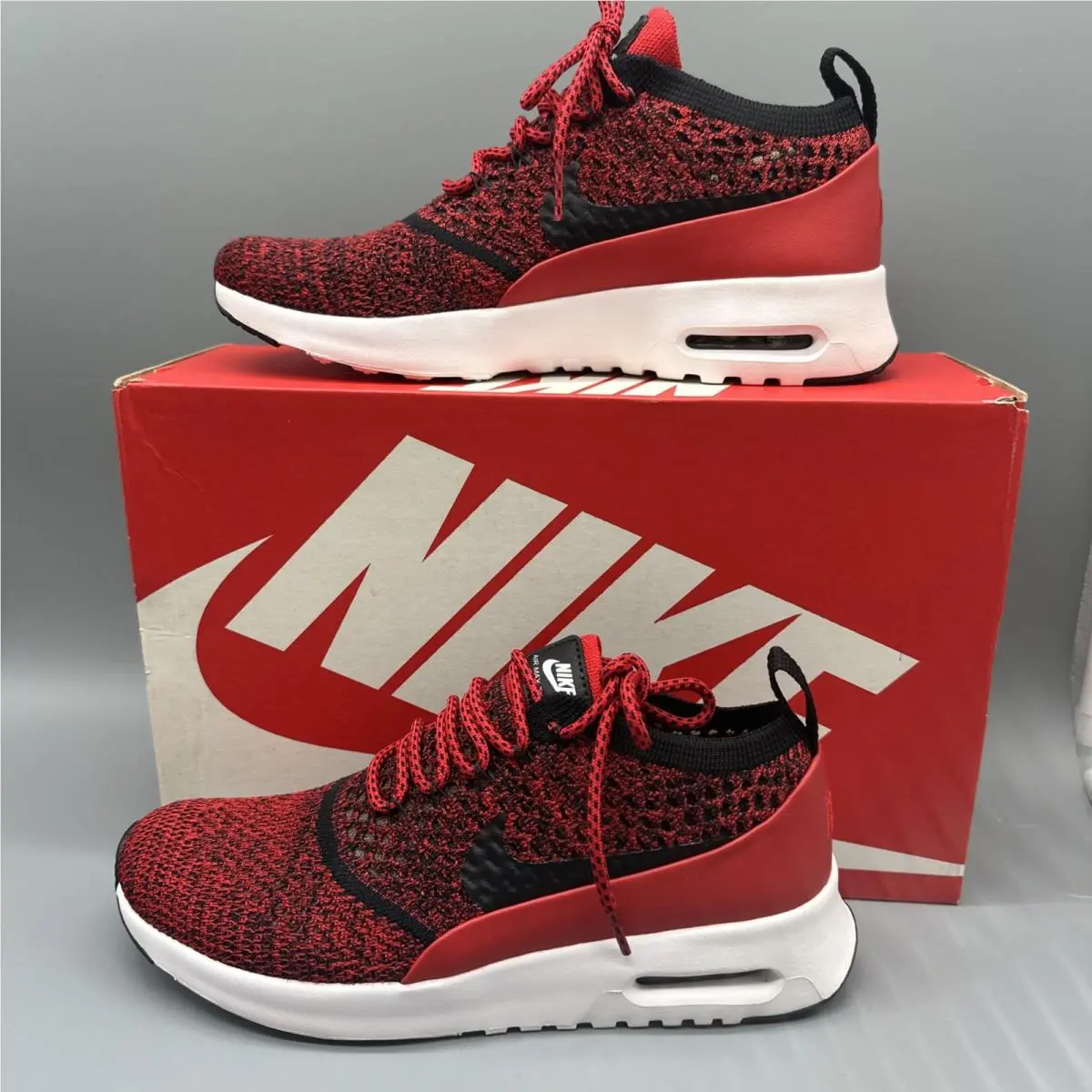 Nike shoes - Nike Air Max Thea Ultra Flyknit - 881175 - RED 2