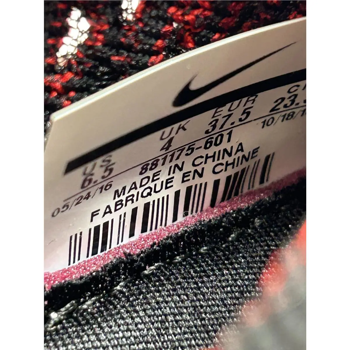 Nike shoes - Nike Air Max Thea Ultra Flyknit - 881175 - RED 2