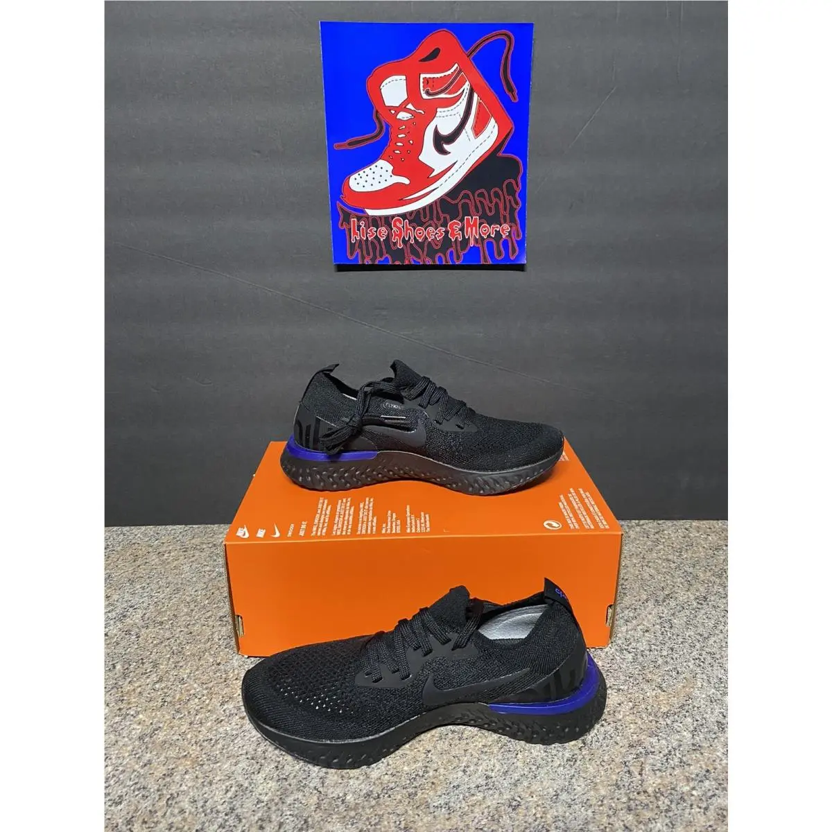 Nike shoes - Nike Epic React Flyknit - Epic React Flyknit - AQ0070-004 - Black (UPC: 887231060658) 1