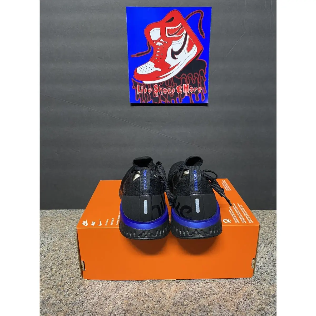 Nike shoes - Nike Epic React Flyknit - Epic React Flyknit - AQ0070-004 - Black (UPC: 887231060658) 3