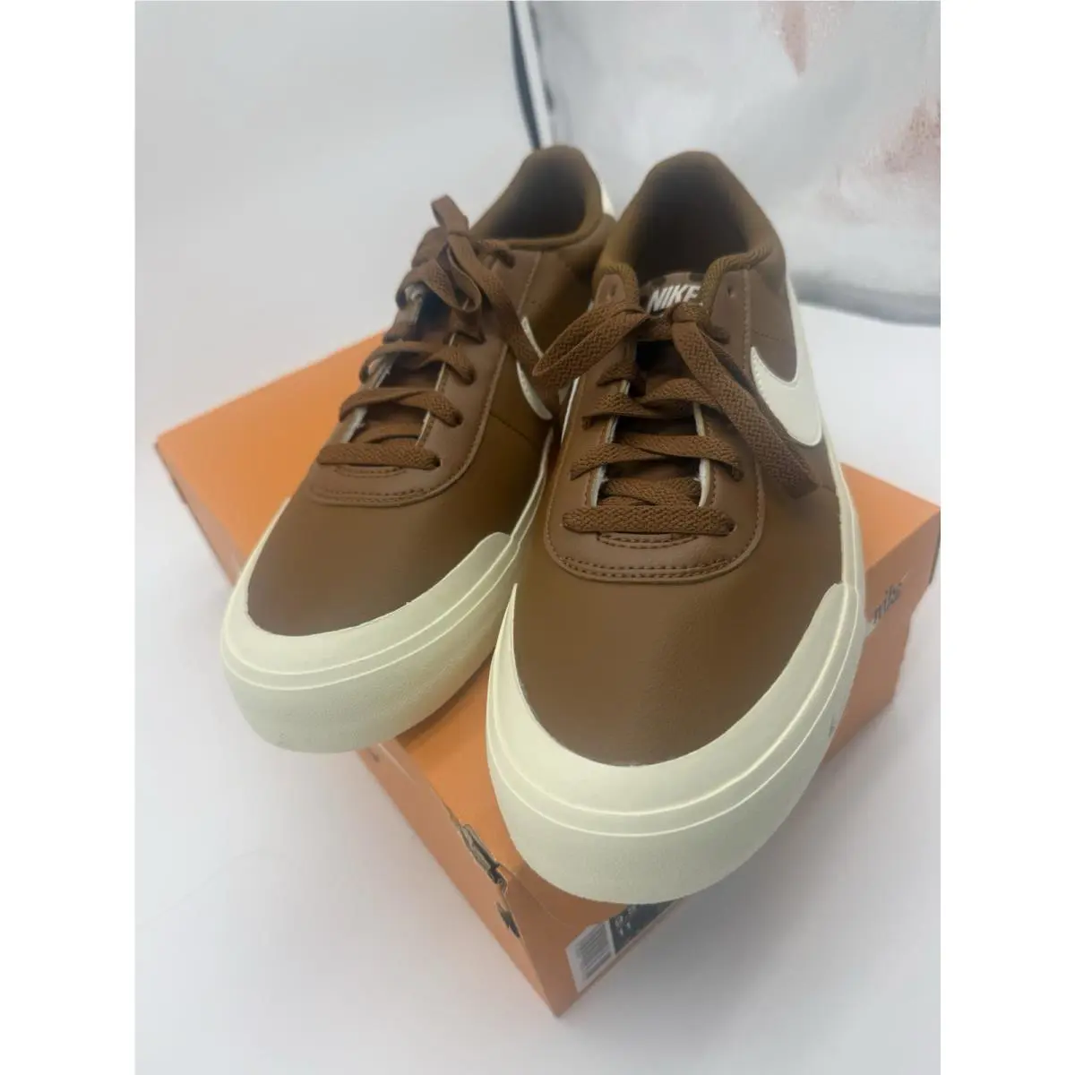 Nike shoes - Nike Court Vision - Court Vision - Brown 4