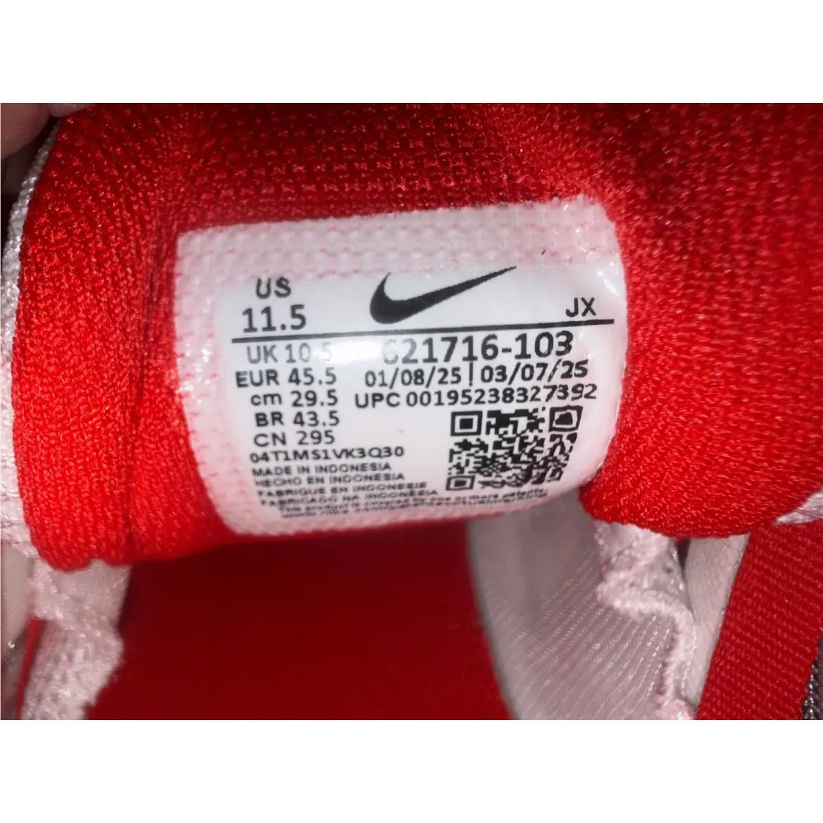 Nike shoes - Reax 8 TR Mesh - Reax Mesh - White 7