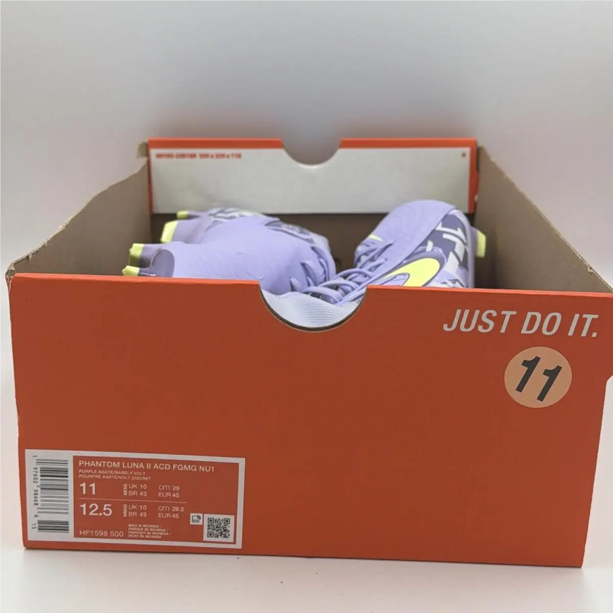 Nike shoes - Nike Phantom Luna - Phantom Luna - HF1598-500 - Purple, Manufacturer: Purple Agate/Barely Volt 9