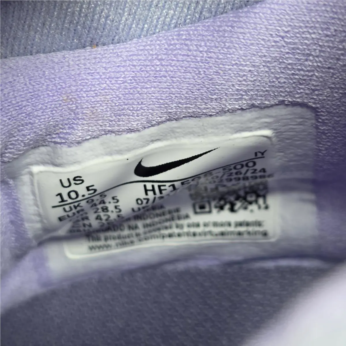 Nike shoes - Nike Phantom Luna - Phantom Luna - HF1598-500 - Purple, Manufacturer: Purple Agate/Barely Volt 9