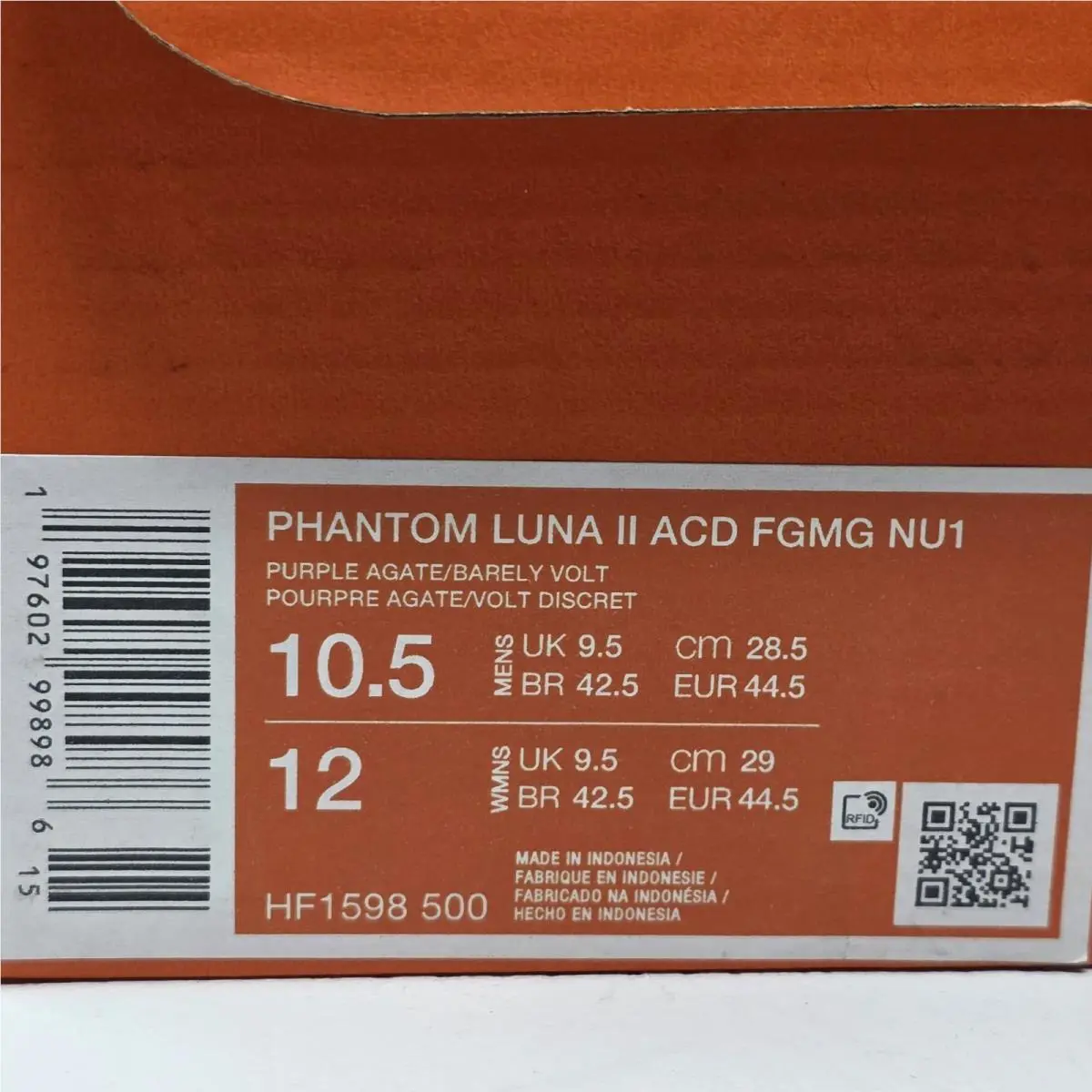 Nike shoes - Nike Phantom Luna - Phantom Luna - HF1598-500 - Purple, Manufacturer: Purple Agate/Barely Volt 2