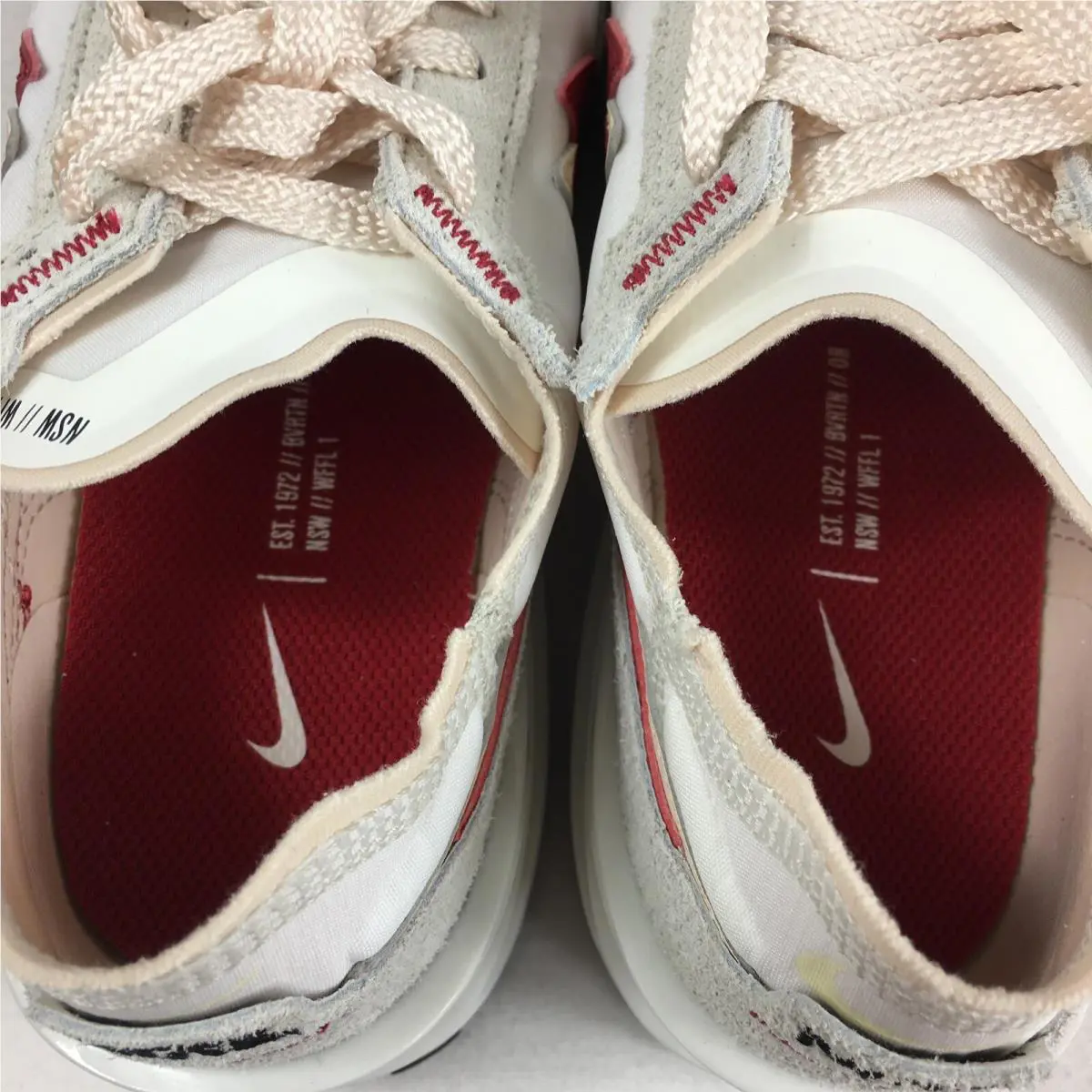 Nike shoes - Nike Waffle One - Waffle One - DX4309-100 - Sail / Gym Red 8