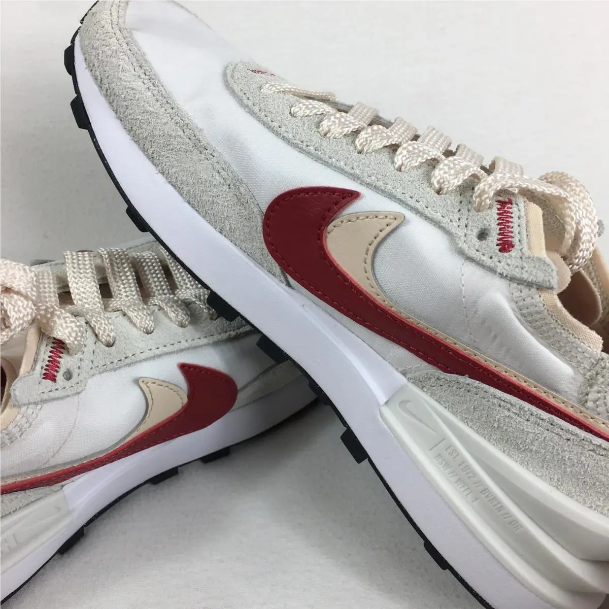 Nike shoes - Nike Waffle One - Waffle One - DX4309-100 - Sail / Gym Red 6