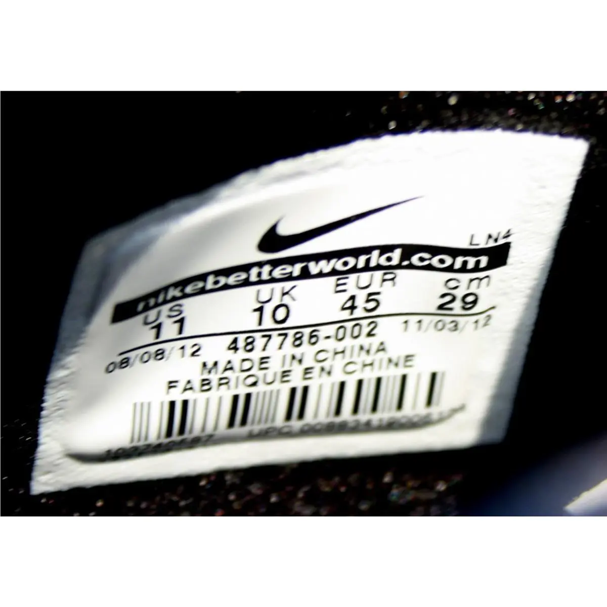 Nike shoes - Nike Zoom Hyperenforcer - Zoom Hyperenforcer - 487786-002 - Triple black (UPC: 883419006128) 7
