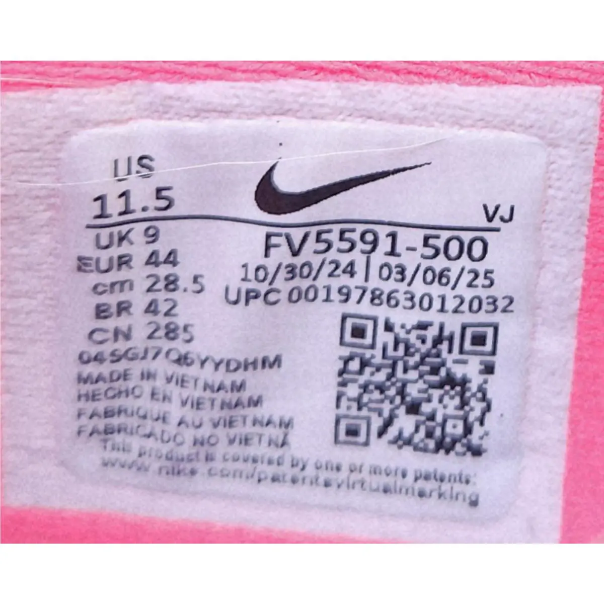 Nike shoes - Nike FV5591-500 - Purple & Pink 9