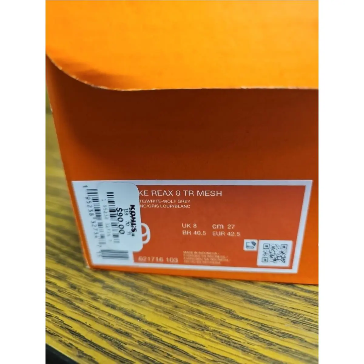 Nike shoes - Nike Reax 8 - Reax - White 0