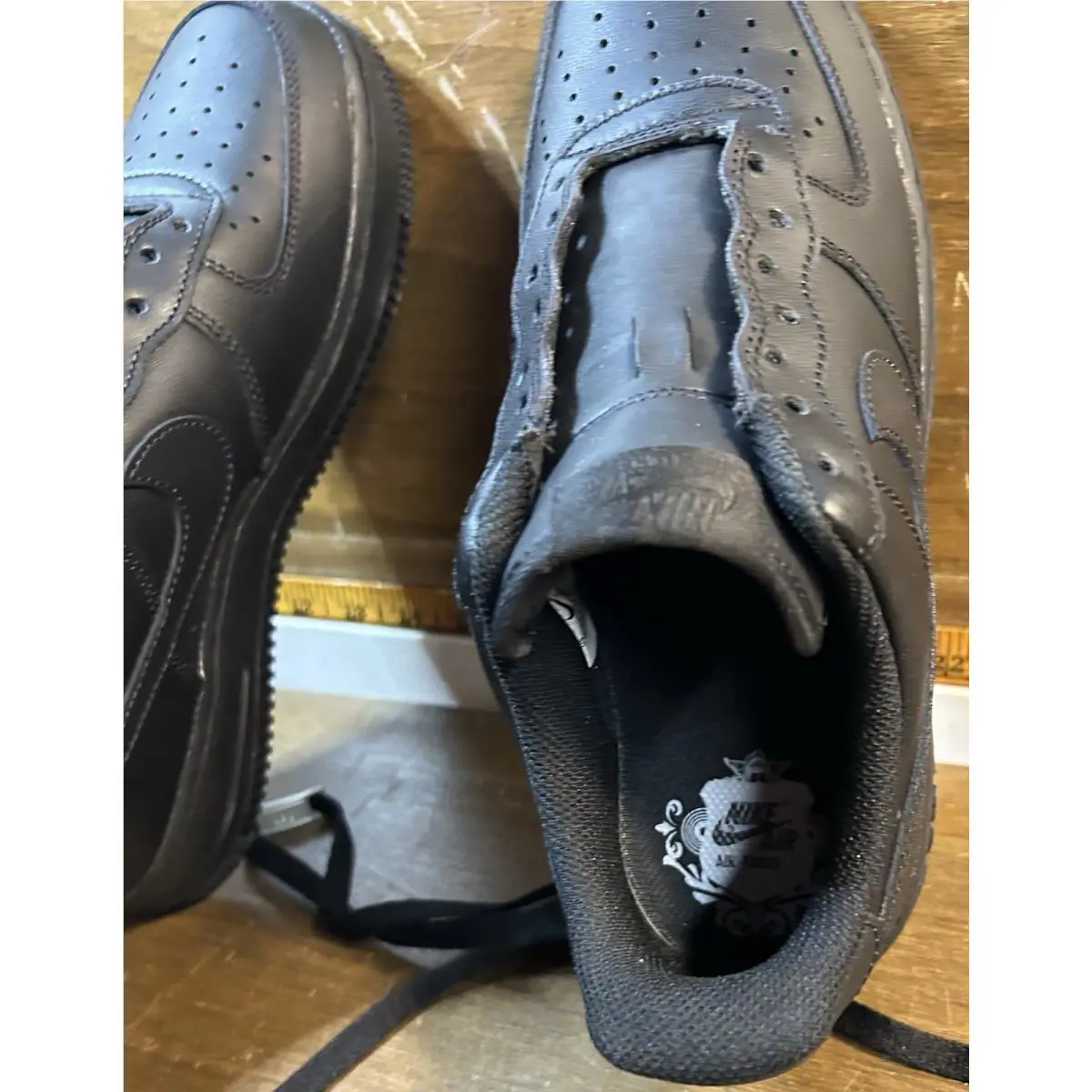 Nike shoes - Nike Air Force 1 - Air Force - Black 1