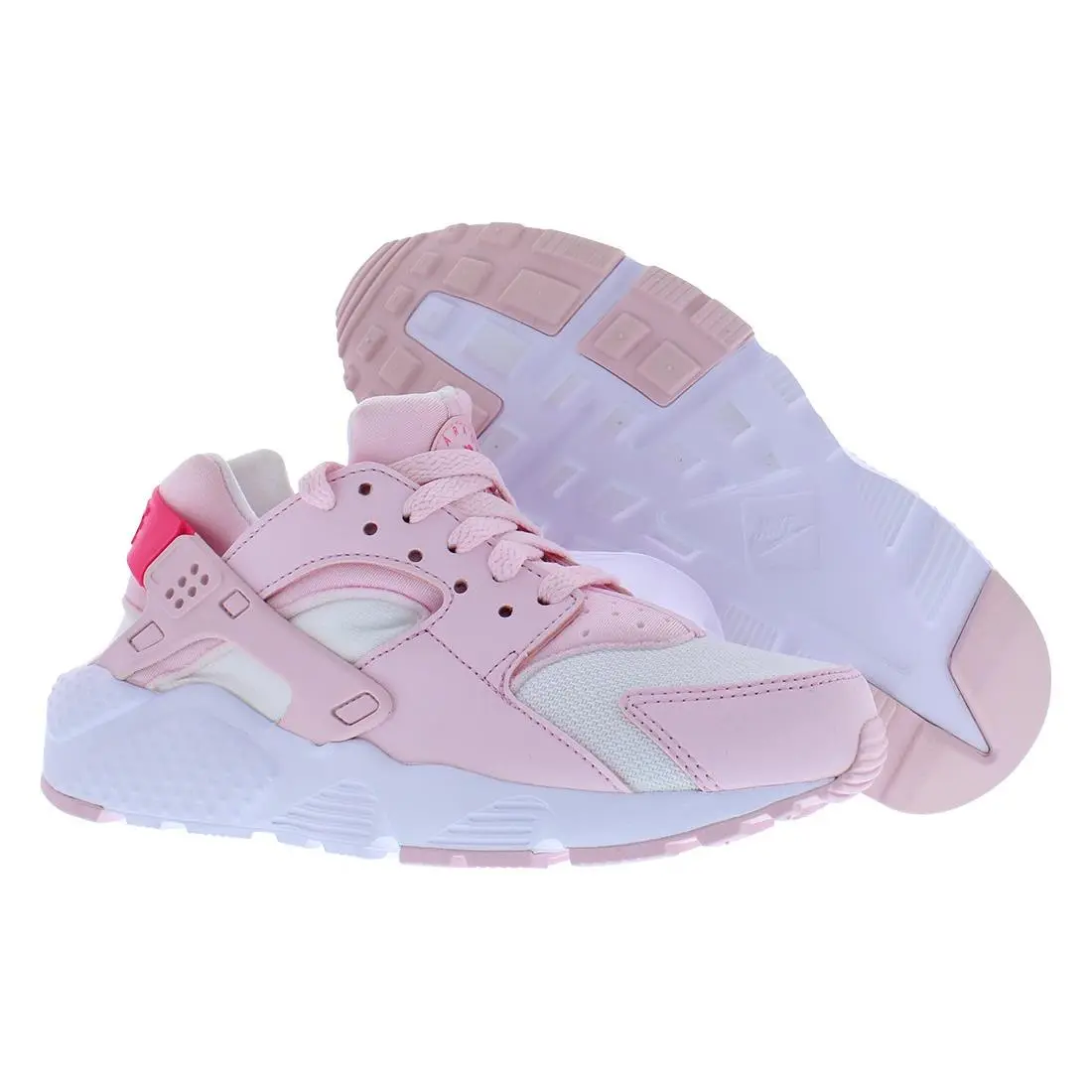Nike Huarache Run GS Girls Shoes Size 3.5 Color: Pink Foam/hyper Pink/white - Pink, Main: Pink