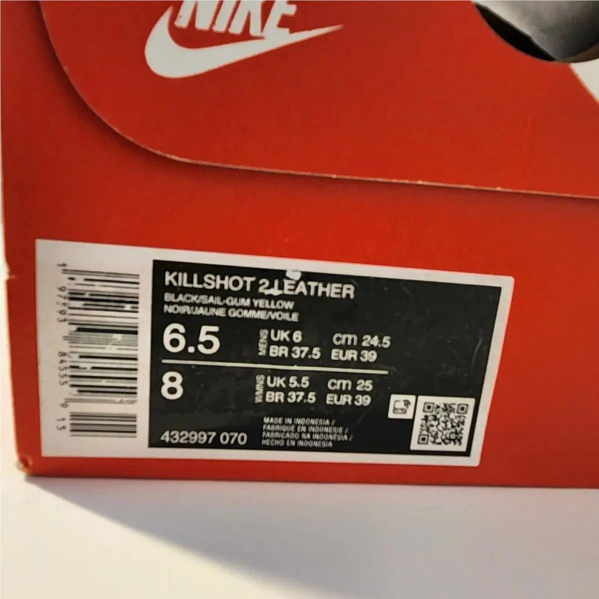 Nike shoes - Nike Killshot 2 - Killshot - 432997-070 - Black 6