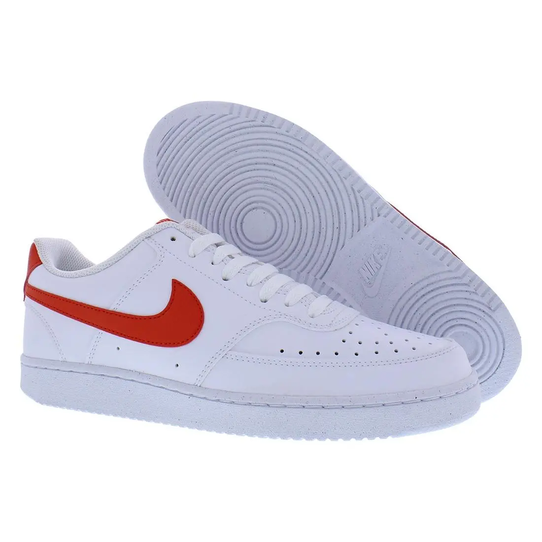 Nike Court Vision Low Next Nature Mens Shoes Size 11.5 Color: White/picante Red