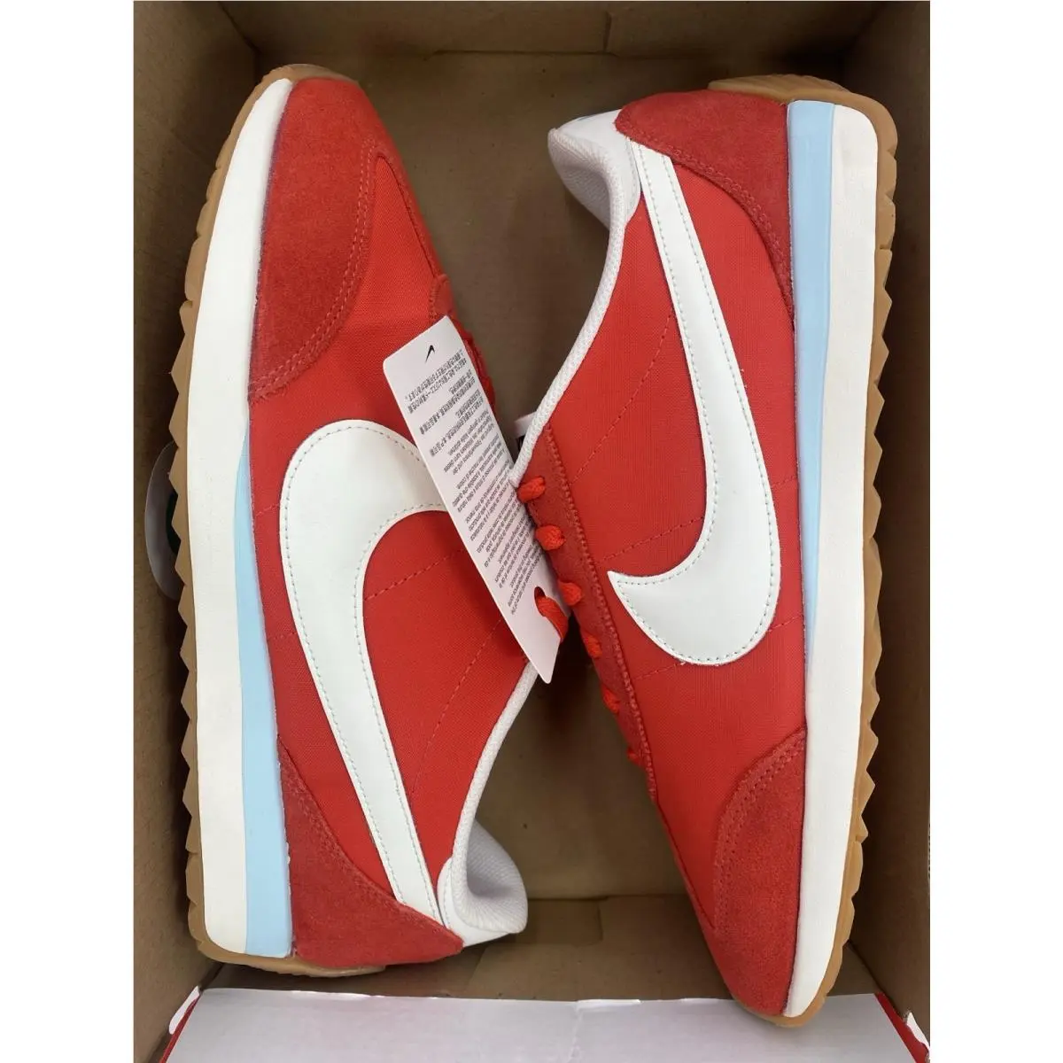 Nike shoes - Nike Air Solo Flight - Air Solo Flight - HM4771-604 - LT Crimson/Sail-Glacier Blue (UPC: 198482506216) 7