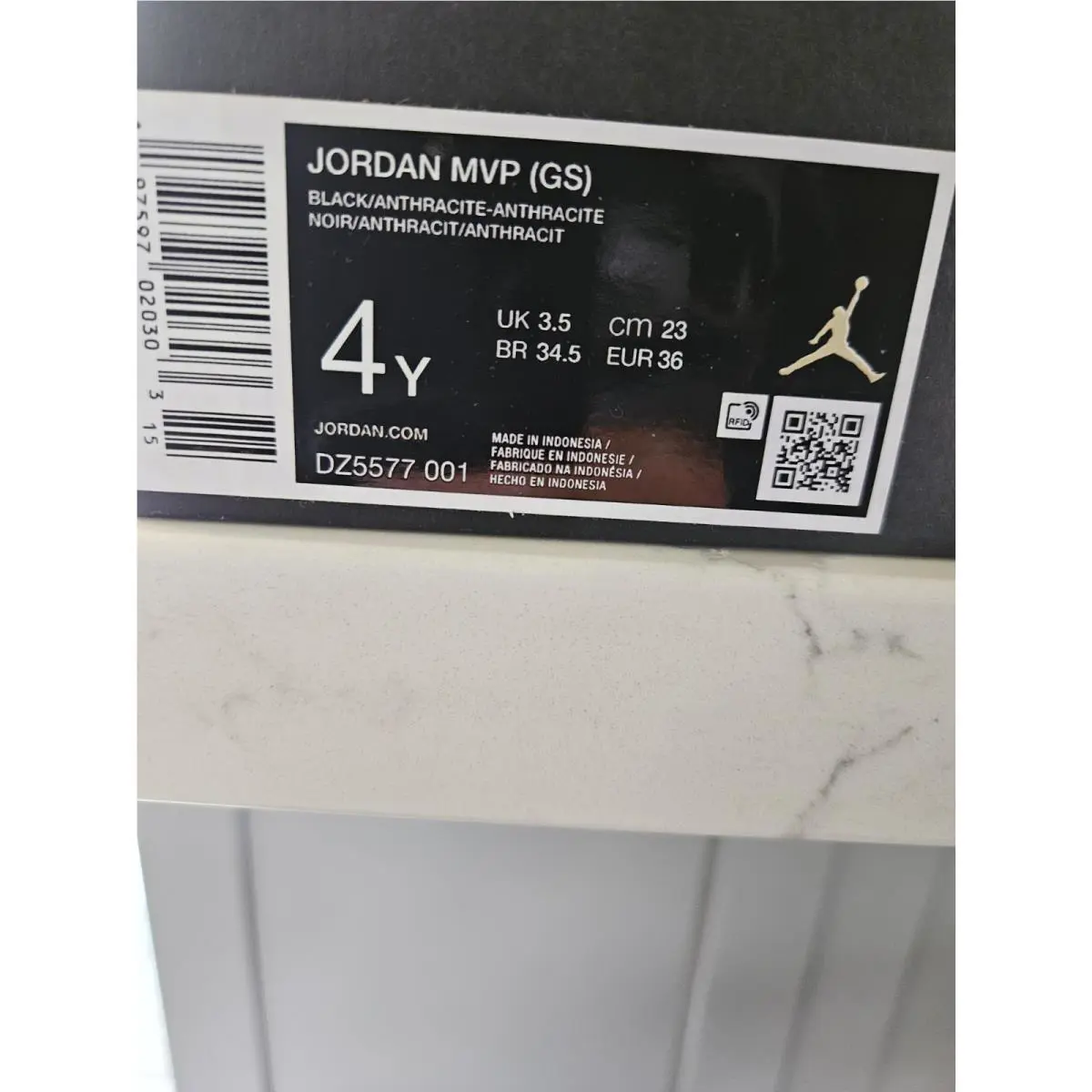 Nike shoes - Jordan MVP - MVP - Black (UPC: 197597020303) 1