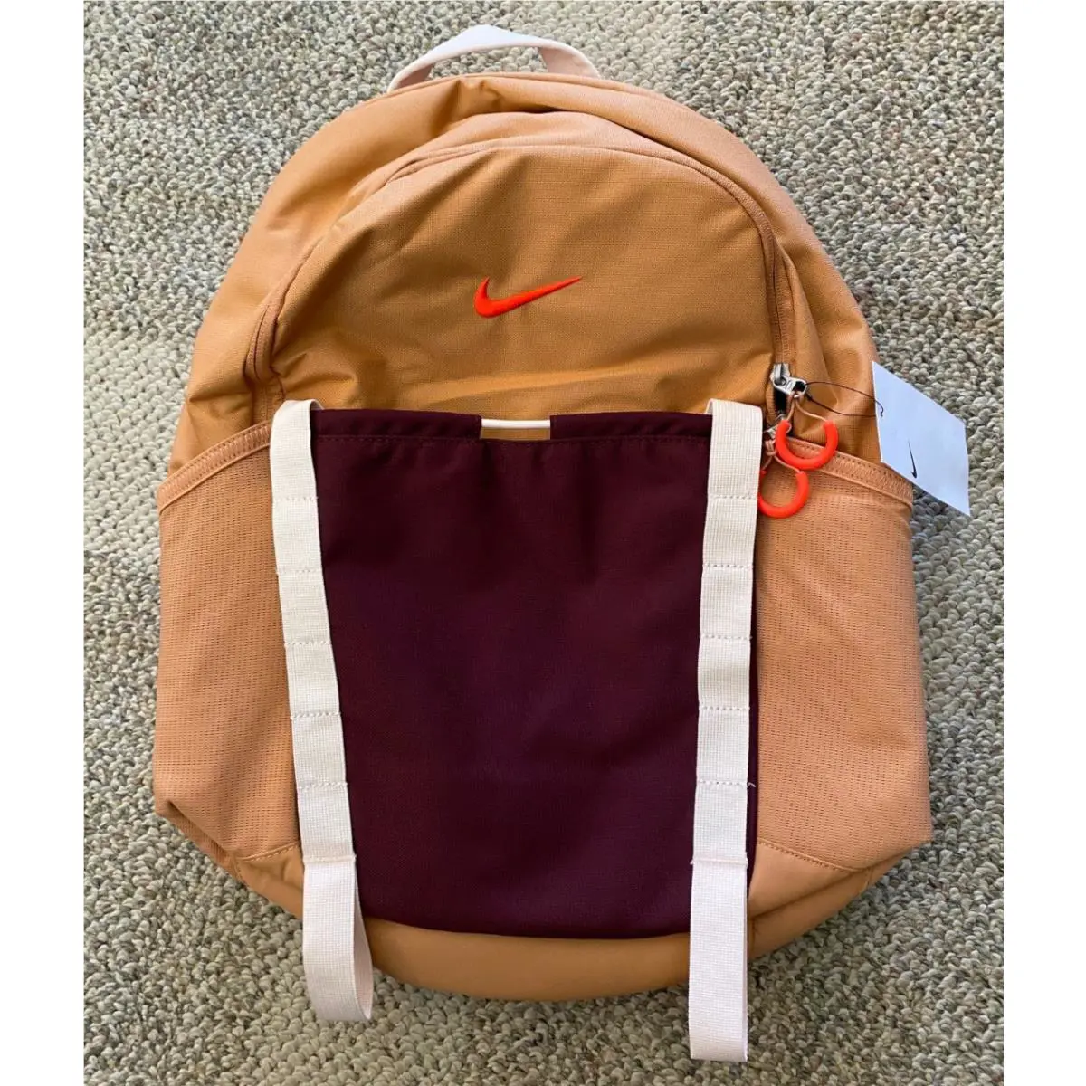 Nike Hike Backpack Large DJ9678-225 Brown Adult Unisex 12 W x 20 H x 8 D