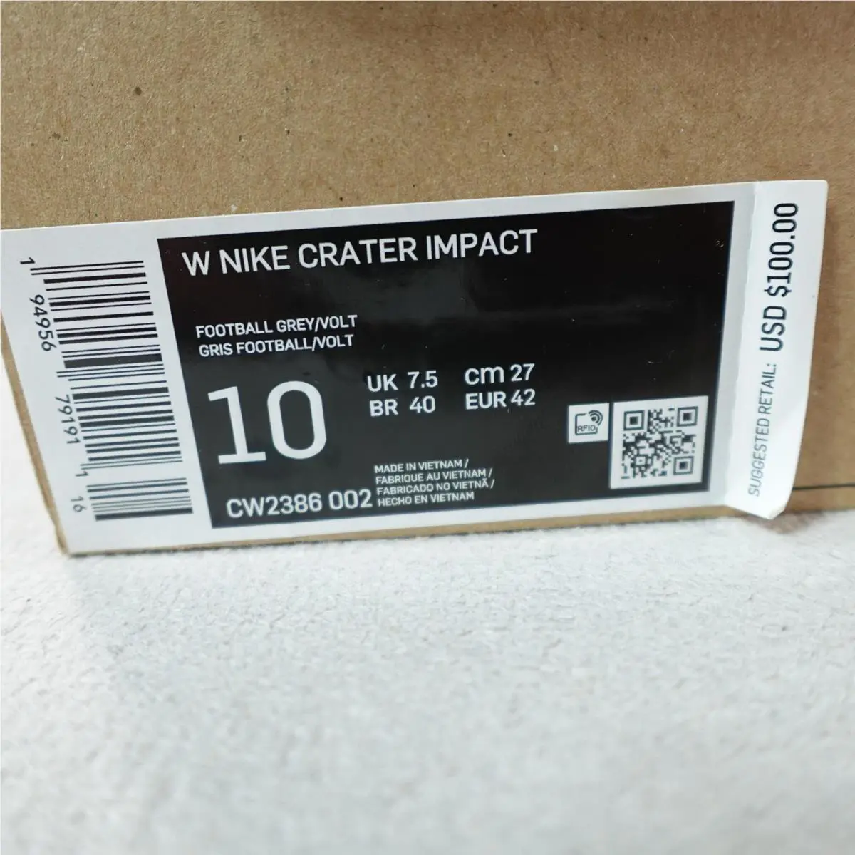 Nike shoes - Nike Crater Impact - Crater Impact - Gray 1