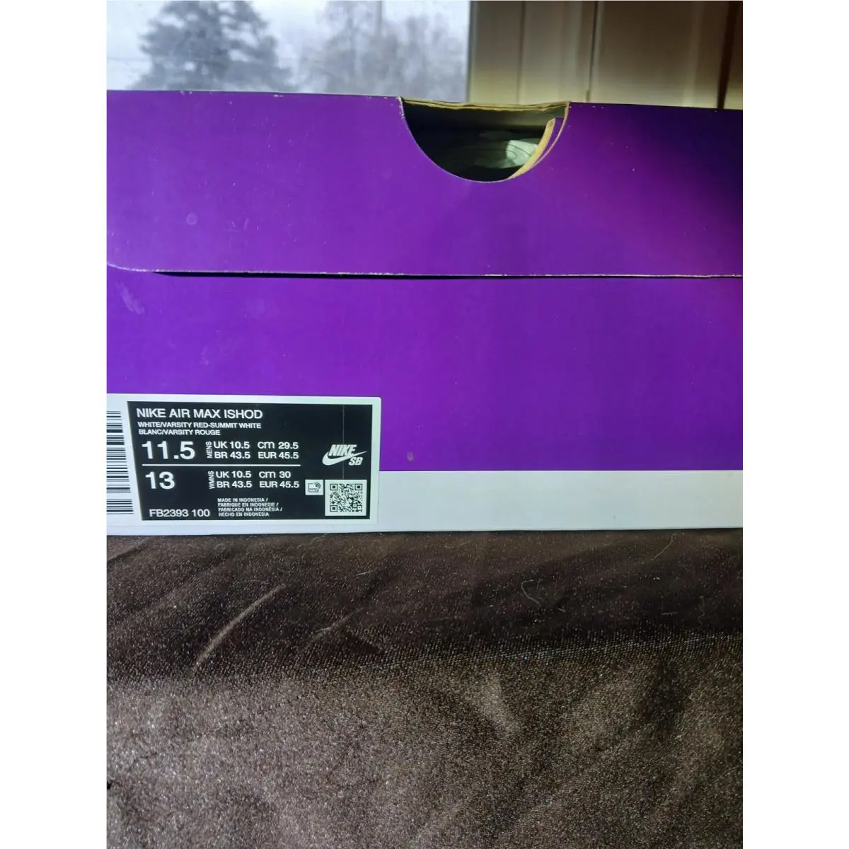 Nike shoes - Nike Air Max Ishod Wair SB - FB2393-100 - Red 11