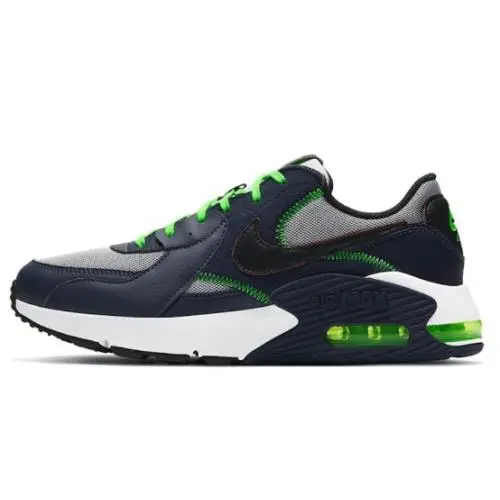 Nike shoes - Nike Air Max Excee - Air Max Excee - CD4165-400 - Blackened Blue and Neon Green 1