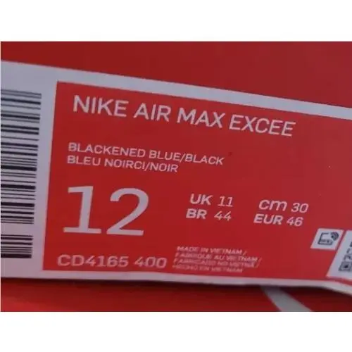 Nike shoes - Nike Air Max Excee - Air Max Excee - CD4165-400 - Blackened Blue and Neon Green 3