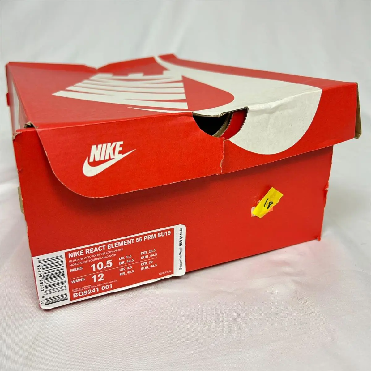 Nike shoes - Nike React Element 55 - React Element - BQ9241-001 - Yellow (UPC: 0192499283238) 2