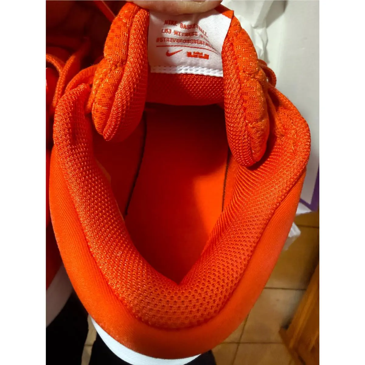 Nike shoes - Nike LeBron Witness - LeBron Witness - Orange 6