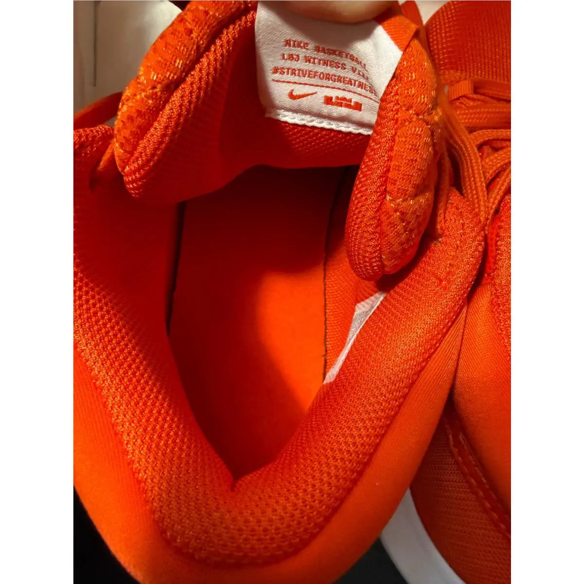 Nike shoes - Nike LeBron Witness - LeBron Witness - Orange 7