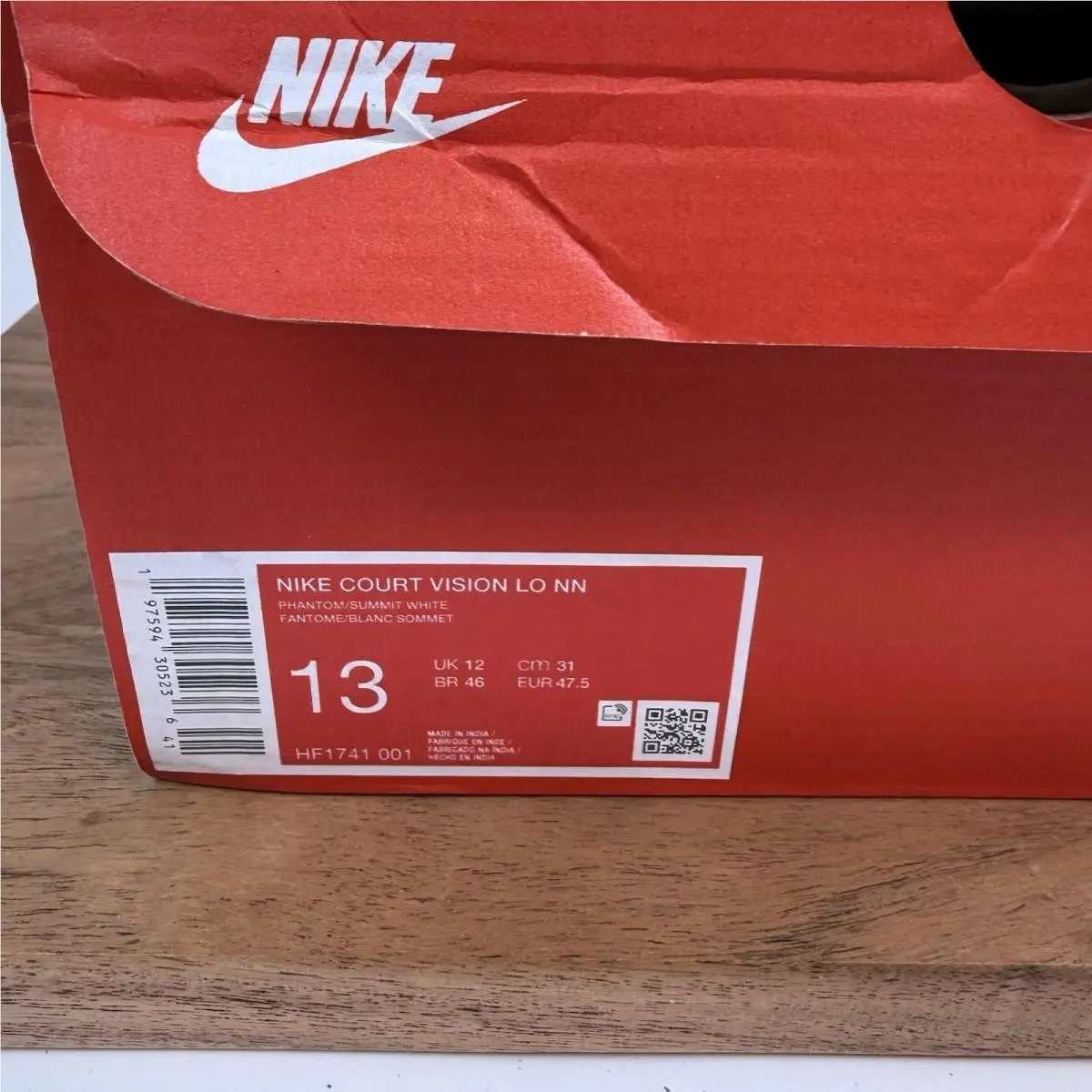 Nike shoes - Nike Court Vision LO Phantom - White 5