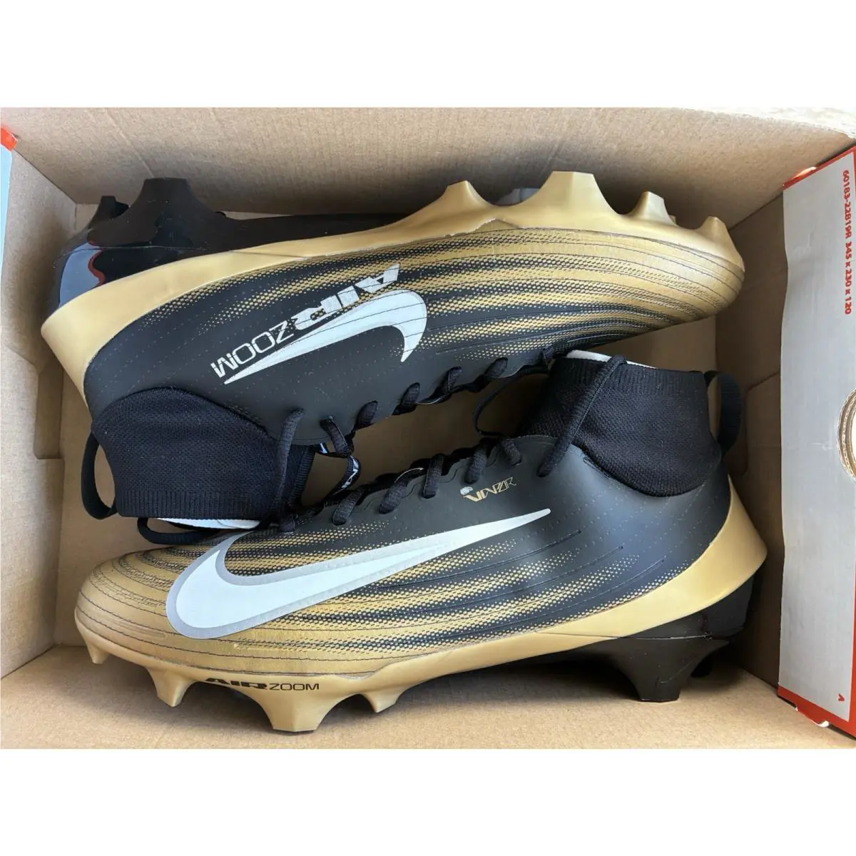 Nike shoes - Nike Vapor Pro 1 - Vapor Pro - FB3298 003 - Black/White-Metallic Gold (UPC: 0197863914206) 7