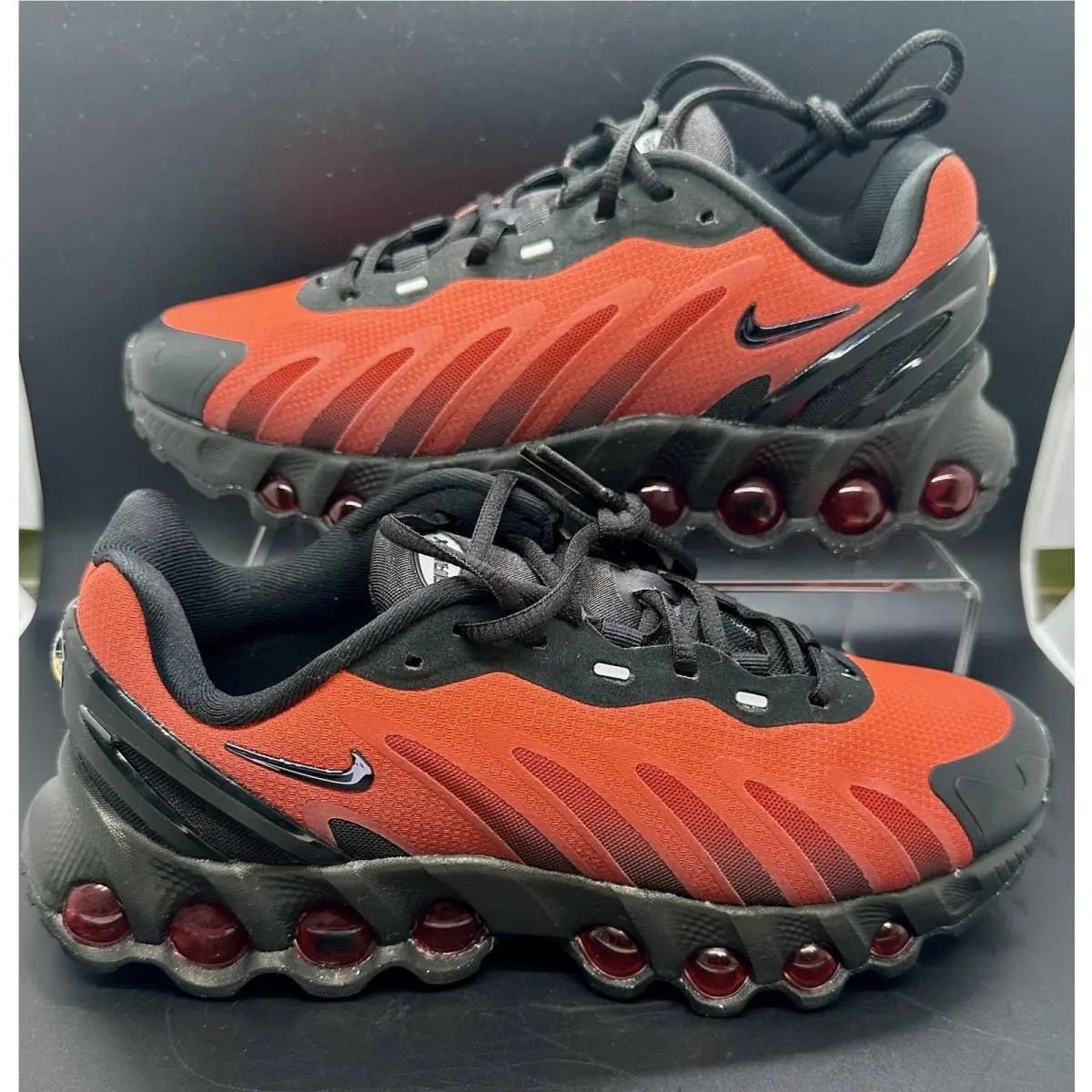 Air Max DN8 GS Black Uni Red Shoes HF7310-004 Size 5Y Women 6.5 by Nike
