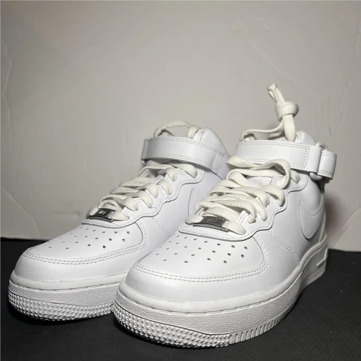 Nike shoes - Nike Air Force 1 Mid GS - White 4