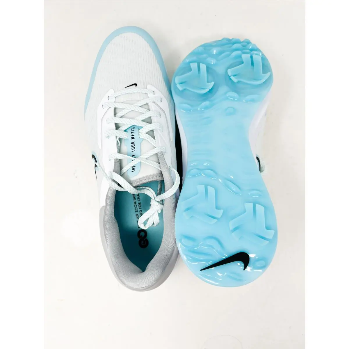 Nike shoes - Air Zoom Infinity Tour Next % - DM8446-143 - White/Black/Copa/Light Smoke Gray 5