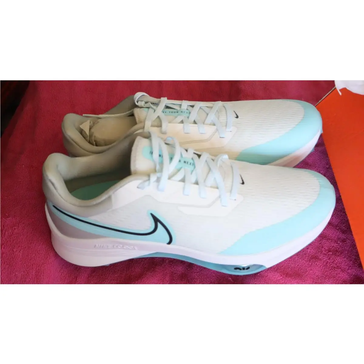 Nike shoes - Air Zoom Infinity Tour Next % - DM8446-143 - White/Black/Copa/Light Smoke Gray 5
