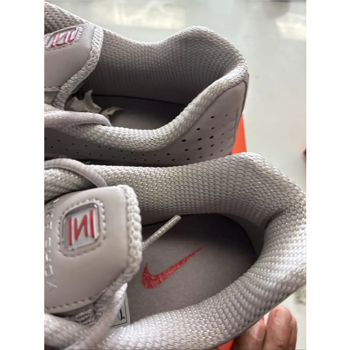 Nike shoes - Nike Shox R4 - Shox - College Grey/University Red/Metallic Silver/Black 11